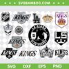 Los Angeles Kings SVG Bundle, NHL Los Angeles Kings SVG Bundle, Hockey Sports DXF SVG PNG EPS
