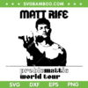 Matt Rife Problemattic World Tour SVG PNG, Matt Rife SVG, Matt Rife Comedy Tour DXF SVG PNG EPS