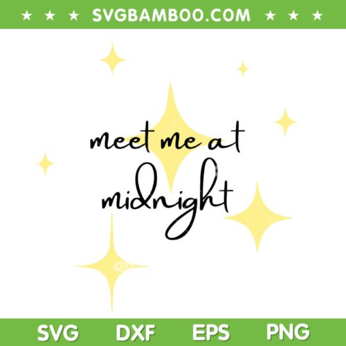 Meet Me At Midnight SVG PNG, Taylor Swift The Midnight Song SVG, Taylor Swift DXF SVG PNG EPS