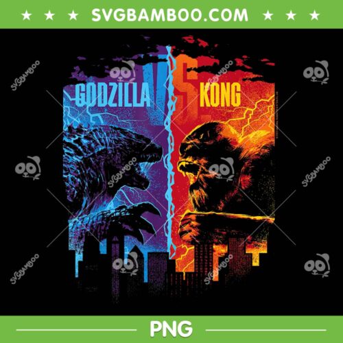 Monsterverse Godzilla Versus Kong PNG, Godzilla Vs Kong PNG, Team Godzilla PNG