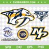 Nashville Predators SVG Bundle, Nashville Predators Team SVG Bundle, NHL Logo DXF SVG PNG EPS