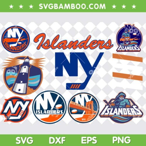 New York Islanders SVG Bundle, NHL NY Islanders SVG Bundle, Sports Logo DXF SVG PNG EPS