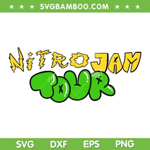 Nitro Jam Tour SVG PNG, Feid Ferxxo 2023 Tour SVG, Ferxxo Rapper Underground DXF SVG PNG EPS