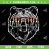 Papa Bear Best Dad SVG PNG, Retro Fathers Day SVG, Dad Bear Vintage DXF SVG PNG EPS