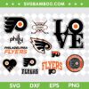 Philadelphia Flyers SVG Bundle, Philadelphia Flyers NHL SVG Bundle, Flyers Hockey Logo DXF SVG PNG EPS