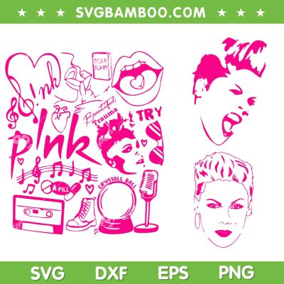Pink Summer Carnival 2023 SVG PNG, P!nk Summer Carnival Tour SVG, Concert Tour 2023 DXF SVG PNG EPS