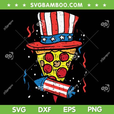 Pizza Firecracker SVG PNG, Pizza Fireworks 4th Of July SVG, Patriotic Food DXF SVG PNG EPS Pizza Firecracker SVG PNG, Pizza Fireworks 4th Of July SVG, Patriotic Food DXF SVG PNG EPS