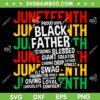 Proud Dope Black Father SVG PNG, Juneteenth Dad SVG, Fathers Day DXF SVG PNG EPS