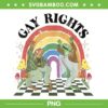 Say Gay Frog And Toad PNG, Say Gay Rights Rainbow LGBT PNG, Funny Gay Rights PNG