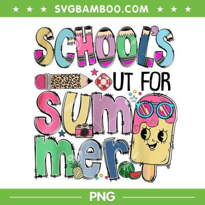 School's Out For Summer Leopard PNG, Teacher Summer Vacation PNG, Last Day Of School PNG