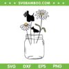 Scottie Mom Scottish Terrier Flower SVG PNG, Scottish Terrier Dog And Flower SVG, Scottie Dog DXF SVG PNG EPS