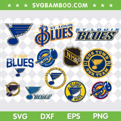 St Louis Blues SVG Bundle, Out Town Our Team Est 1967 SVG, NHL Team DXF SVG PNG EPS