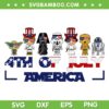 Star Wars 4th of July America SVG PNG, The Mandalorian 1776 Patriotic SVG, Star Wars American Flag DXF SVG PNG EPS