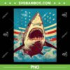Stars Stripes And Sharks PNG, The Pop Art Patriotic PNG, Sharks American Flag PNG Stars Stripes And Sharks PNG, The Pop Art Patriotic PNG, Sharks American Flag PNG