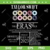 Taylor Swift Eras Tour SVG PNG, The Eras Tour 2023 SVG, Mile High Denver Co DXF SVG PNG EPS