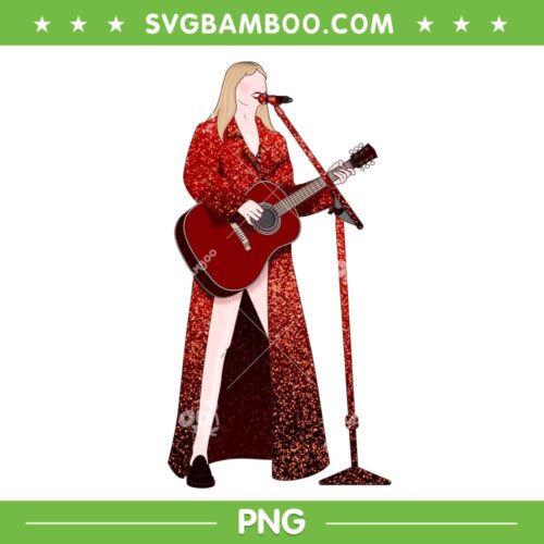 Taylor Swift Red The Eras Tour PNG, Red Song PNG, Swiftie The Eras Tour PNG