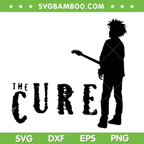 The Cure Band SVG PNG, The Cure Logo SVG, Vintage The Cures Band Music DXF SVG PNG EPS