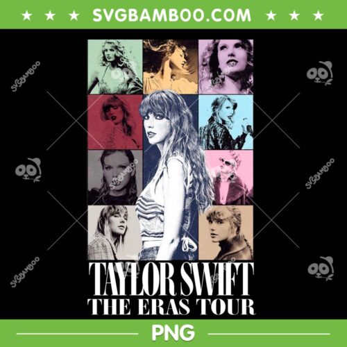 The Eras Tour Poster PNG, Taylor Swift 2023 Tour Poster PNG, Taylor Swift The Eras Tour PNG