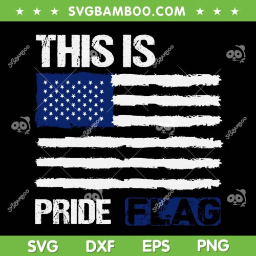 This Is My Pride Flag United States SVG PNG, USA Flag 4th Of July SVG, Independence Day DXF SVG PNG EPS 