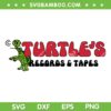 Turtles Records And Tapes SVG PNG, Turtle Cassette Tape SVG, Turtles Records Logo DXF SVG PNG EPS