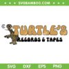 Turtles Records And Tapes SVG PNG, Turtles Records Store SVG, Movie And Music Store DXF SVG PNG EPS