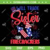 Will Trade Sister For Firecrackers SVG PNG, Funny Fireworks 4th July SVG, Fourth Of July DXF SVG PNG EPS Will Trade Sister For Firecrackers SVG PNG, Funny Fireworks 4th July SVG, Fourth Of July DXF SVG PNG EPS