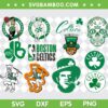 Boston Celtics SVG Bundle, NBA Boston Celtics SVG Bundle, Celtics Shamrock DXF SVG PNG EPS