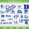 Duke Blue Devil SVG Bundle, Blue Devils Logo SVG Bundle, NCAA Basketball DXF SVG PNG EPS