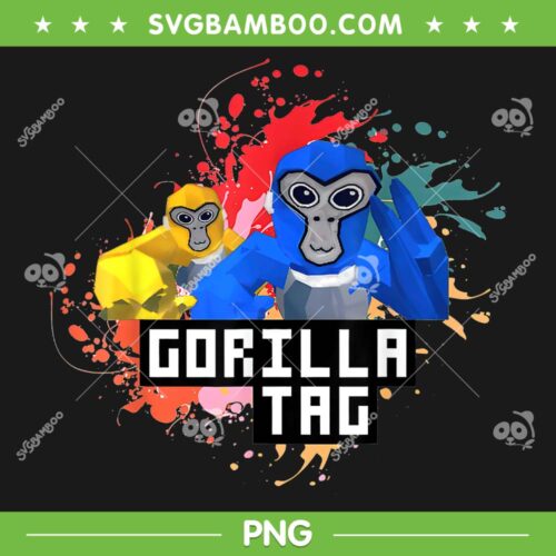 Funny Gorilla Tag PNG, Gorilla Tag Monke VR Game PNG, Gorilla Tag Gamer PNG