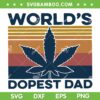 Vintage Worlds Dopest Dad SVG PNG, Retro Dad Cannabis SVG, Weed Father DXF SVG PNG EPS Vintage Worlds Dopest Dad SVG PNG, Retro Dad Cannabis SVG, Weed Father DXF SVG PNG EPS