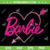 Barbie Arrow Heart SVG PNG, Love Heart Barbie Girls SVG, Barbenheimer DXF SVG PNG EPS Barbie Arrow Heart SVG PNG, Love Heart Barbie Girls SVG, Barbenheimer DXF SVG PNG EPS