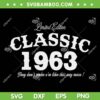 60 Year Old Vintage SVG PNG, Classic Car 1963 SVG, Retro 60th Birthday DXF SVG PNG EPS 60 Year Old Vintage SVG PNG, Classic Car 1963 SVG, Retro 60th Birthday DXF SVG PNG EPS