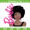 Afro Girls Barbie SVG PNG, Black Womens Barbie SVG, Black Barbie DXF SVG PNG EPS Afro Girls Barbie SVG PNG, Black Womens Barbie SVG, Black Barbie DXF SVG PNG EPS