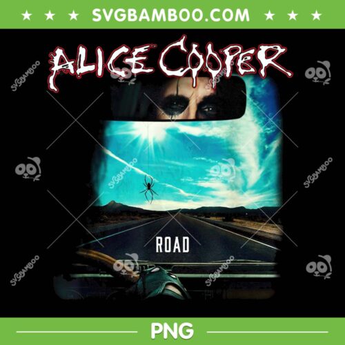 Alice Cooper Road Day Trip PNG, Singer Rock Alice Cooper PNG, Vincent Damon Furnier PNG