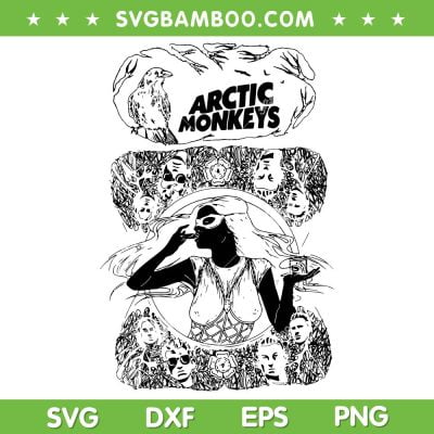 Arctic Monkeys 2023 SVG PNG, Tour Arctic Monkeys Band SVG, Rock Band DXF SVG PNG EPS