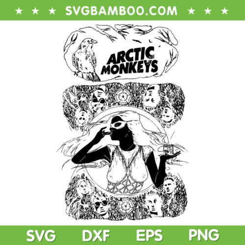 Arctic Monkeys 2023 SVG PNG, Tour Arctic Monkeys Band SVG, Rock Band DXF SVG PNG EPS