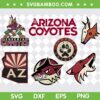 Arizona Coyotes SVG PNG, Arizona Coyotes Logo SVG, Hockey Sports DXF SVG PNG EPS