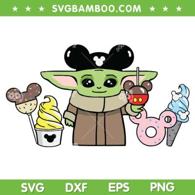 Baby Yoda Snacks SVG PNG, Disney Ears SVG, Disney Baby Yoda Snacks DXF SVG PNG EPS Baby Yoda Snacks SVG PNG, Disney Ears SVG, Disney Baby Yoda Snacks DXF SVG PNG EPS