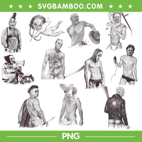 Bad Boys Horror Movie PNG Bundle, I Like Bad Boys Horror PNG Bundle, Horror Movies Stars PNG Bundle
