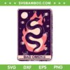 Bad Omens Snake Tarot Card SVG PNG, Magical Snakes Tarot Card SVG, Tarot Card DXF SVG PNG EPS