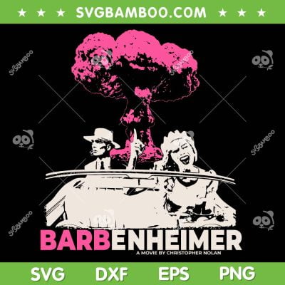 Barbenheimer Movie Car SVG PNG, Barbie Ken Driving Car SVG, Barbenheimer 2023 DXF SVG PNG EPS Barbenheimer Movie Car SVG PNG, Barbie Ken Driving Car SVG, Barbenheimer 2023 DXF SVG PNG EPS