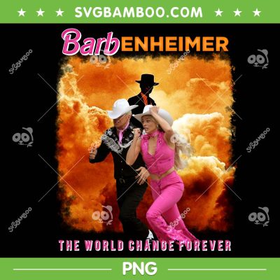 Barbenheimer Movie Poster PNG, Barbie Movie 2023 PNG, Barbie Movie Poster PNG