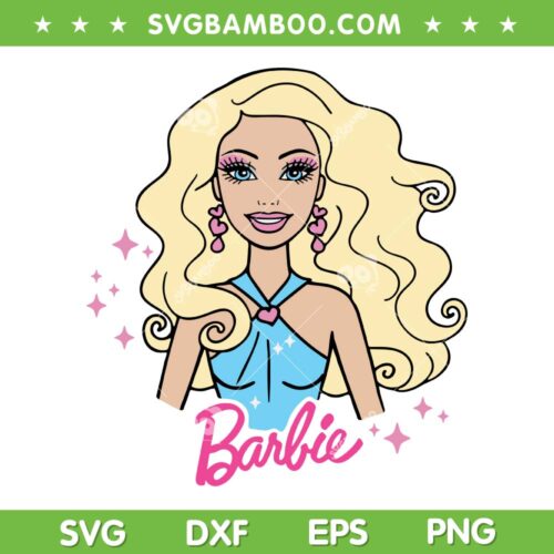 Barbie Girls Doll SVG PNG, Babe Princess SVG, Barbie Girl SVG, Pink Doll DXF SVG PNG EPS