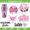 Barbie Halloween SVG Bundle, Barbenheimer Halloween Bundle SVG, Bad Girl Barbie DXF SVG PNG EPS