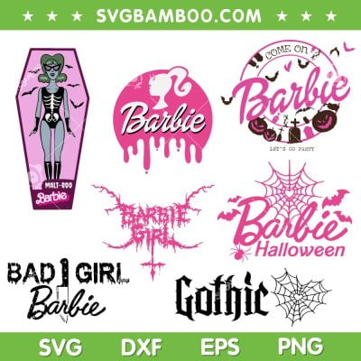 Barbie Halloween SVG Bundle, Barbenheimer Halloween Bundle SVG, Bad Girl Barbie DXF SVG PNG EPS Barbie Halloween SVG Bundle, Barbenheimer Halloween Bundle SVG, Bad Girl Barbie DXF SVG PNG EPS
