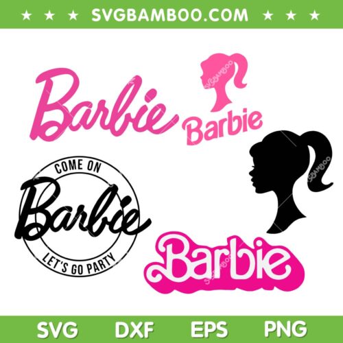 Barbie SVG Bundle, Come On Barbie Lets Go Party SVG Bundle, Babe Girl DXF SVG PNG EPS