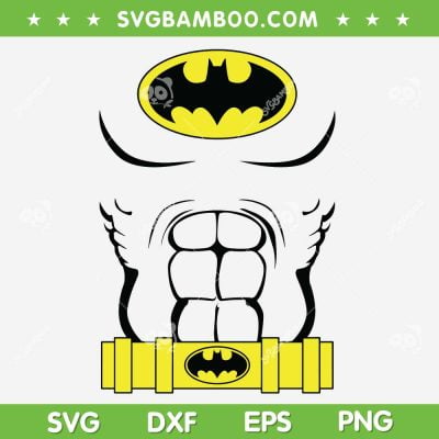 Batman Halloween Costume SVG PNG, Batman Guardian Of Gotham SVG, Superhero Batman DXF SVG PNG EPS