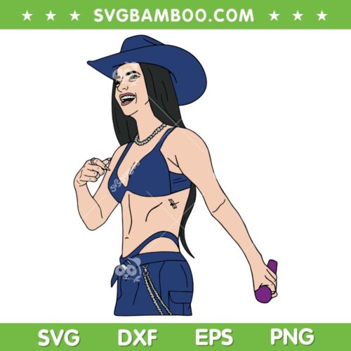 Becky G Festival SVG PNG, Peso Pluma Becky G SVG, Becky G Singer DXF SVG PNG EPS