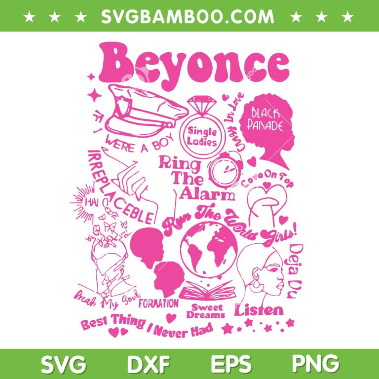 Beyonce Renaissance Tracklist SVG PNG