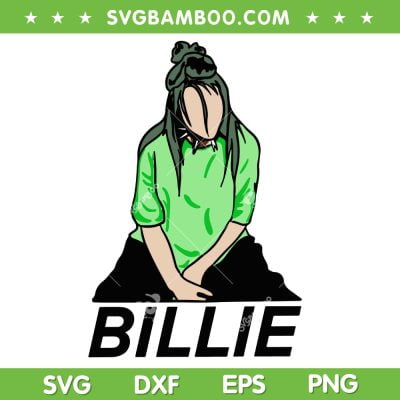 Billie Eilish SVG PNG, Billie Eilish Green Hair SVG, Funny Singer Billie DXF SVG PNG EPS Billie Eilish SVG PNG, Billie Eilish Green Hair SVG, Funny Singer Billie DXF SVG PNG EPS